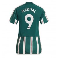 Fotballdrakt Dame Manchester United Anthony Martial #9 Bortedrakt 2023-24 Kortermet